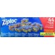 Ziploc - Containers - Ziploc Brand - 44  Piece Set Including Lids - 6 Assorted Sizes - Easy Find Lids / 1 x 44 Piece Set""See Pictures For More Details"'